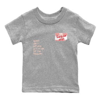 3s Valentines Day shirts to match jordans Sneakerhead Badge best t shirts to wear with jordans Air Jordan 3 Valentines Day match shoes to clothes SNRT Sneaker Tees Youth Baby Heather Grey 2 tee