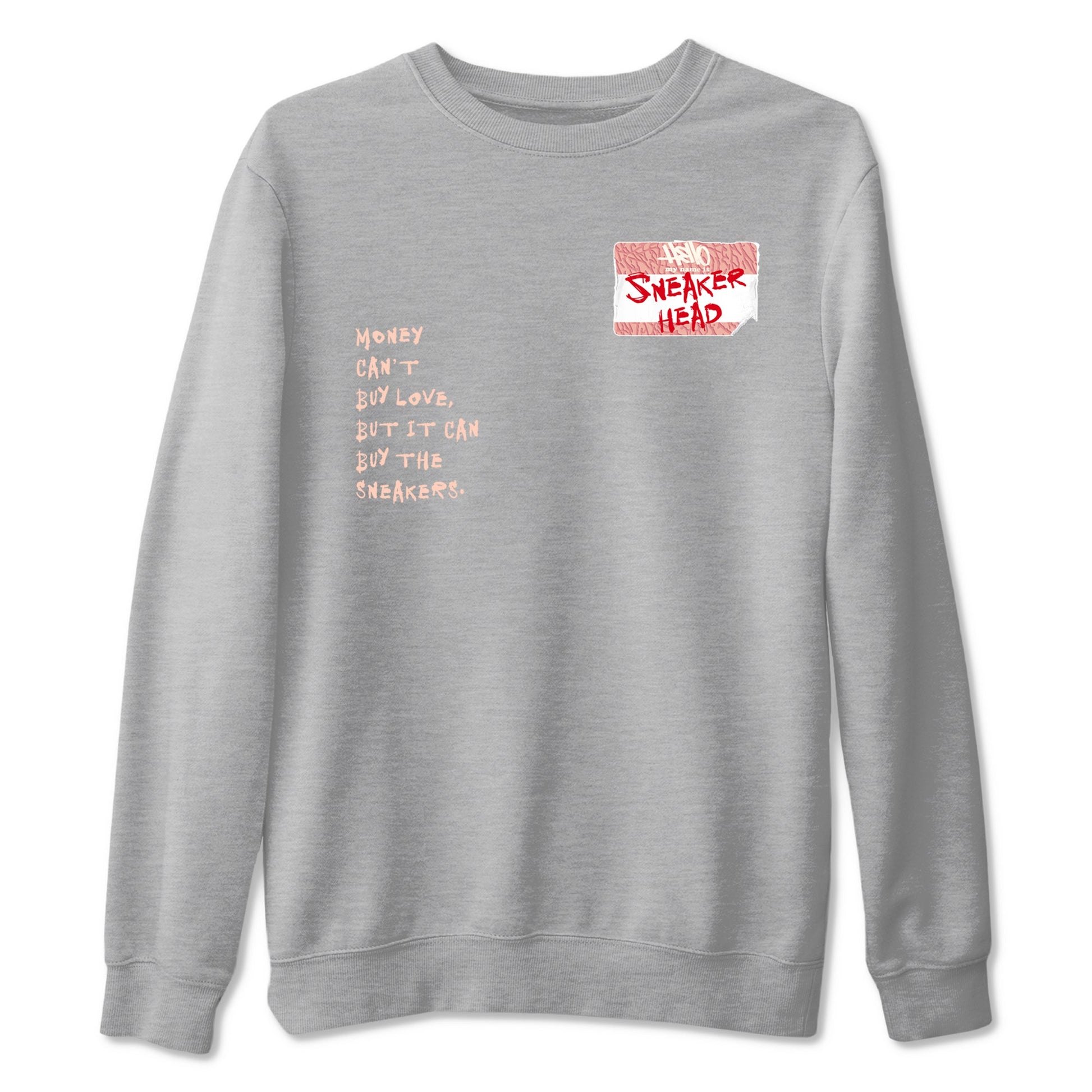 3s Valentines Day shirts to match jordans Sneakerhead Badge best t shirts to wear with jordans Air Jordan 3 Valentines Day match shoes to clothes SNRT Sneaker Tees unisex cotton Heather Grey 2 shirts