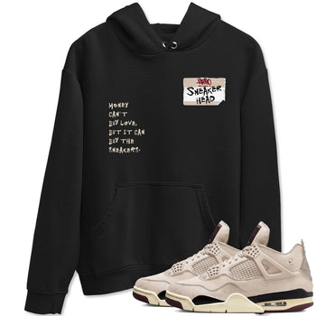 4s A Ma Maniere x Fossil Stone shirts to match jordans Sneakerhead Badge sneaker match tees Air Jordan 4 A Ma Maniere x Fossil Stone match shoes to clothes SNRT Sneaker Tees unisex cotton Black 1 shirts