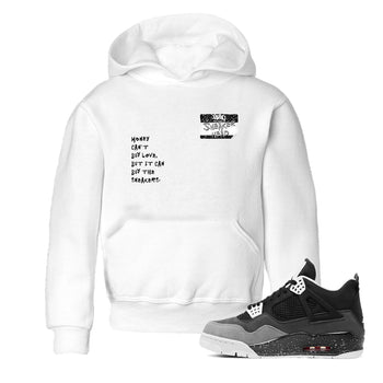 4s Fear shirts to match jordans Sneakerhead Badge sneaker match tees Air Jordan 4 Fear SNRT Sneaker Tees streetwear brand Baby and Youth White 1 cotton tee