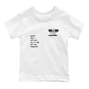4s Fear shirts to match jordans Sneakerhead Badge sneaker match tees Air Jordan 4 Fear SNRT Sneaker Tees streetwear brand Baby and Youth White 2 cotton tee