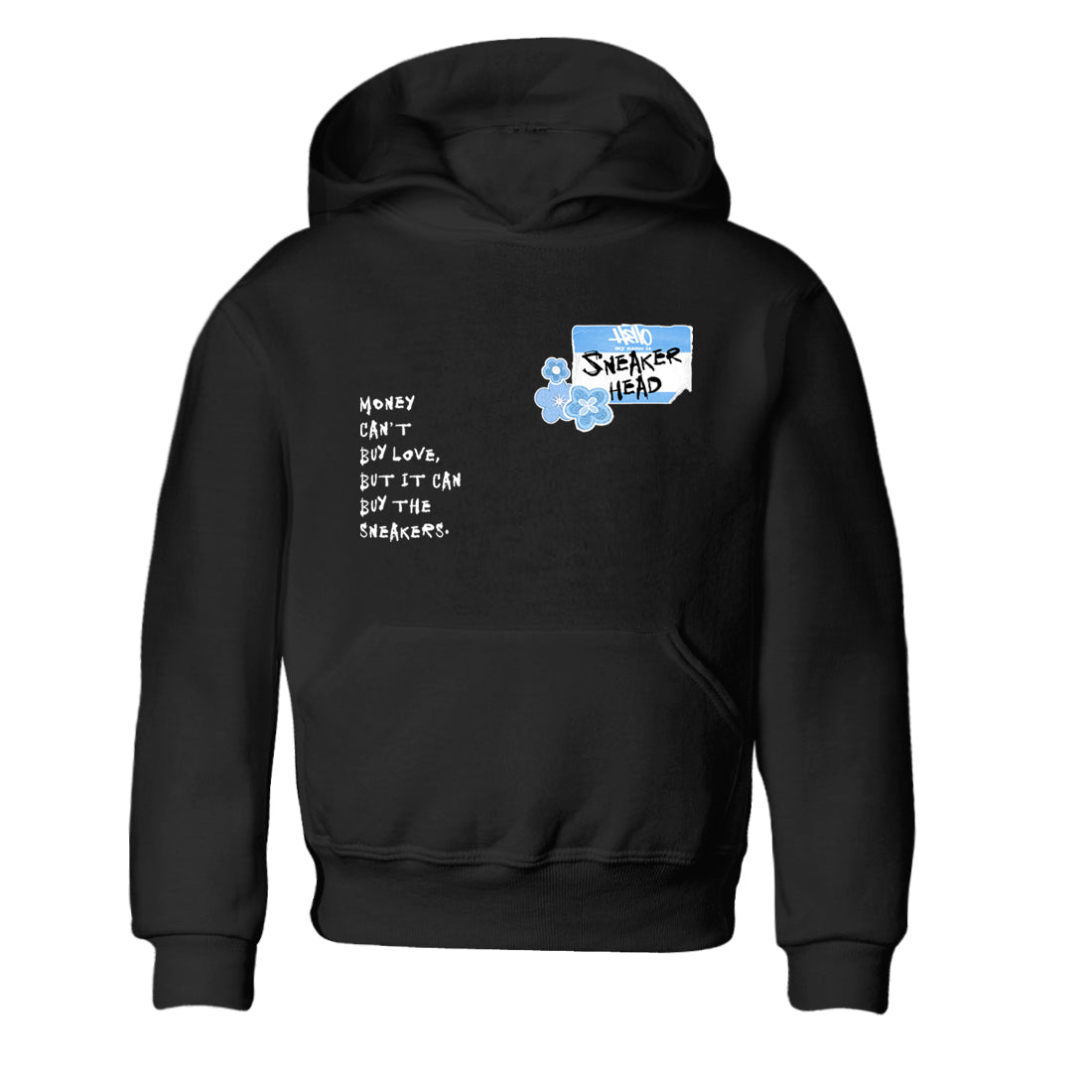 4s Forget Me Not shirts to match jordans Sneakerhead Badge graphic tees Air Jordan 4 Forget Me Not match shoes to clothes SNRT Sneaker Tees Youth Baby Black 2 tee