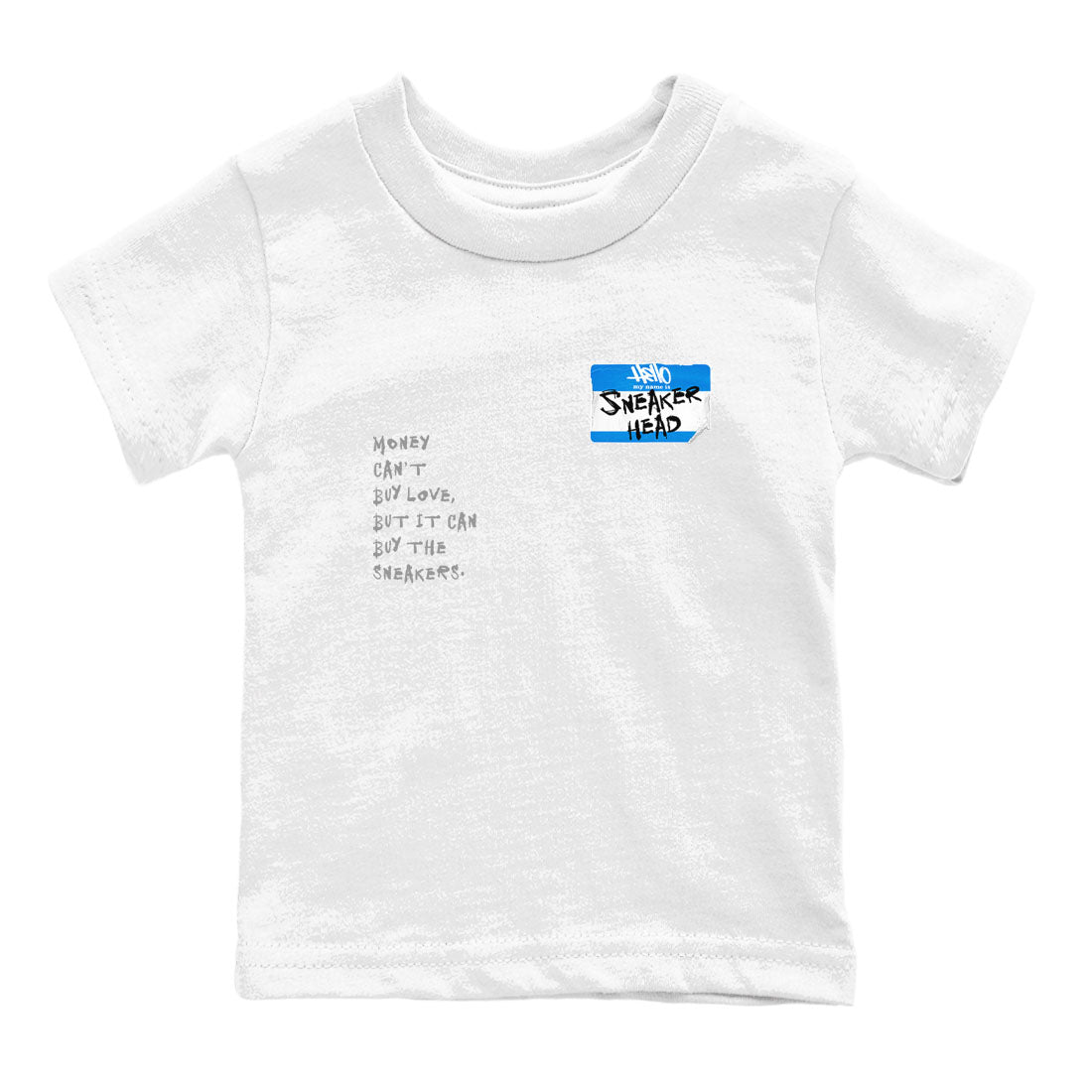Air Jordan 4 Retro Military Blue shirt to match jordans Sneakerhead Badge sneaker tees AJ4 Military Blue SNRT Sneaker Release tees baby toddler White 2 cotton Shirt