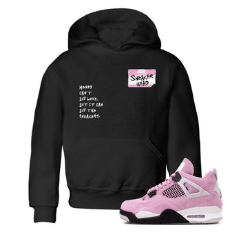 4s Orchid shirts to match jordans Sneakerhead Badge sneaker match tees Air Jordan 4 Orchid match shoes to clothes SNRT Sneaker Tees Youth Baby Black 1 tee