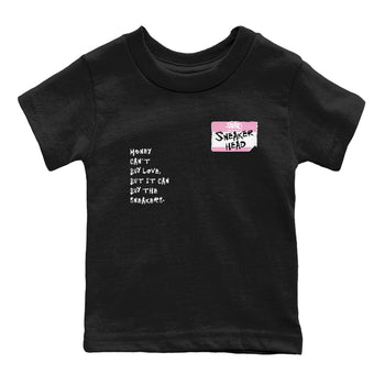 4s Orchid shirts to match jordans Sneakerhead Badge sneaker match tees Air Jordan 4 Orchid match shoes to clothes SNRT Sneaker Tees Youth Baby Black 2 tee