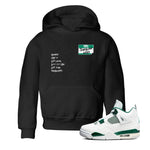 4s Oxidized Green shirts to match jordans Sneakerhead Badge sneaker match tees Air Jordan 4 Oxidized Green SNRT Sneaker Tees streetwear brand Baby and Youth Black 1 cotton tee