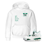 4s Oxidized Green shirts to match jordans Sneakerhead Badge sneaker match tees Air Jordan 4 Oxidized Green SNRT Sneaker Tees streetwear brand Baby and Youth White 1 cotton tee