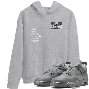 4s Wet Cement shirts to match jordans Sneakerhead Badge sneaker match tees Air Jordan 4 Wet Cement SNRT Sneaker Release Tees unisex cotton Heather Grey 1 crew neck shirts