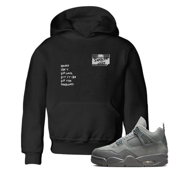 4s Wet Cement shirts to match jordans Sneakerhead Badge sneaker match tees Air Jordan 4 Wet Cement SNRT Sneaker Release Tees Youth Baby Black 1 crew neck shirts