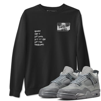4s Wet Cement shirts to match jordans Sneakerhead Badge sneaker match tees Air Jordan 4 Wet Cement SNRT Sneaker Release Tees unisex cotton Black 1 crew neck shirts