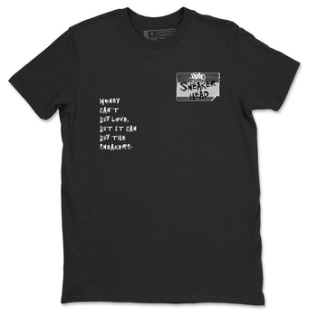 4s Wet Cement shirts to match jordans Sneakerhead Badge sneaker match tees Air Jordan 4 Wet Cement SNRT Sneaker Release Tees unisex cotton Black 2 crew neck shirts