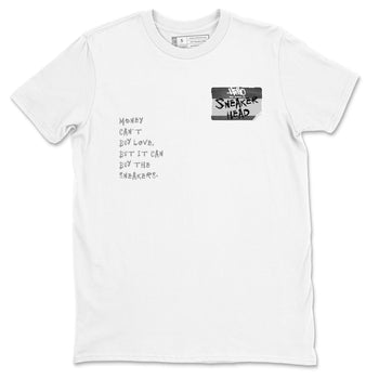 4s Wet Cement shirts to match jordans Sneakerhead Badge sneaker match tees Air Jordan 4 Wet Cement SNRT Sneaker Release Tees unisex cotton White 2 crew neck shirts