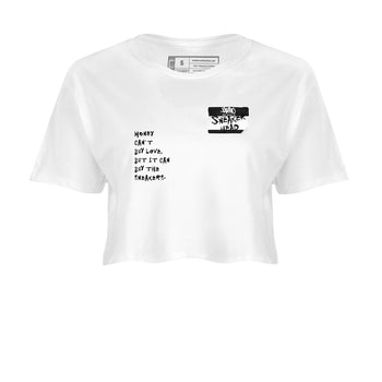 Air Jordan 4 White Thunder shirts to match jordans Sneakerhead Badge sneaker match tees Air Jordan 4 Retro White Thunder SNRT Sneaker Tees streetwear brand White 2 crop tee