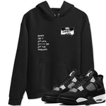 Air Jordan 4 White Thunder shirts to match jordans Sneakerhead Badge sneaker match tees Air Jordan 4 Retro White Thunder SNRT Sneaker Tees streetwear brand Black 1 unisex cotton tee