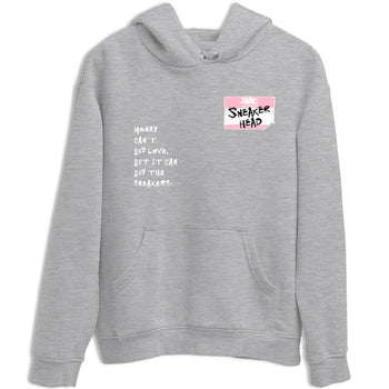 Sneaker match tees – Sneaker Tees To Match Air Jordan 5 Medium Soft Pink Shoes – Sneakerhead Badge Tee Heather Grey 2