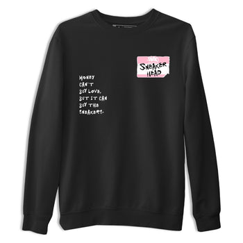 Sneaker match tees – Sneaker Tees To Match Air Jordan 5 Medium Soft Pink Shoes – Sneakerhead Badge Tee Black 2