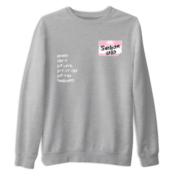 Sneaker match tees – Sneaker Tees To Match Air Jordan 5 Medium Soft Pink Shoes – Sneakerhead Badge Tee Heather Grey 2