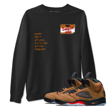 5s Archaeo Brown shirts to match jordans Sneakerhead Badge sneaker match tees Air Jordan 5 Archaeo Brown match shoes to clothes SNRT Sneaker Tees unisex cotton Black 1 shirts