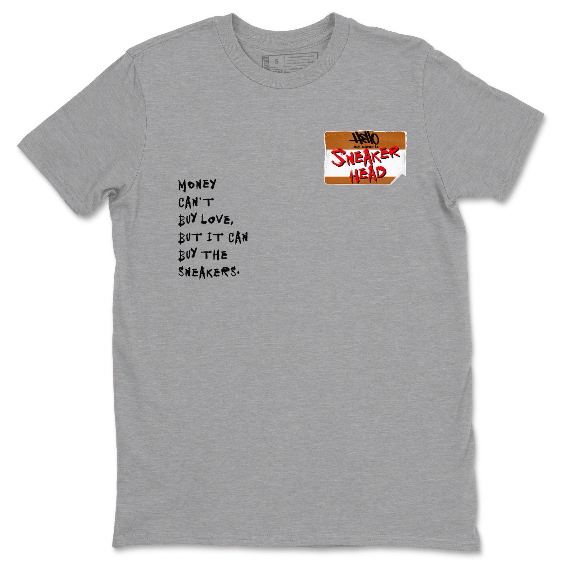 5s Archaeo Brown shirts to match jordans Sneakerhead Badge sneaker match tees Air Jordan 5 Archaeo Brown match shoes to clothes SNRT Sneaker Tees unisex cotton Heather Grey 2 shirts