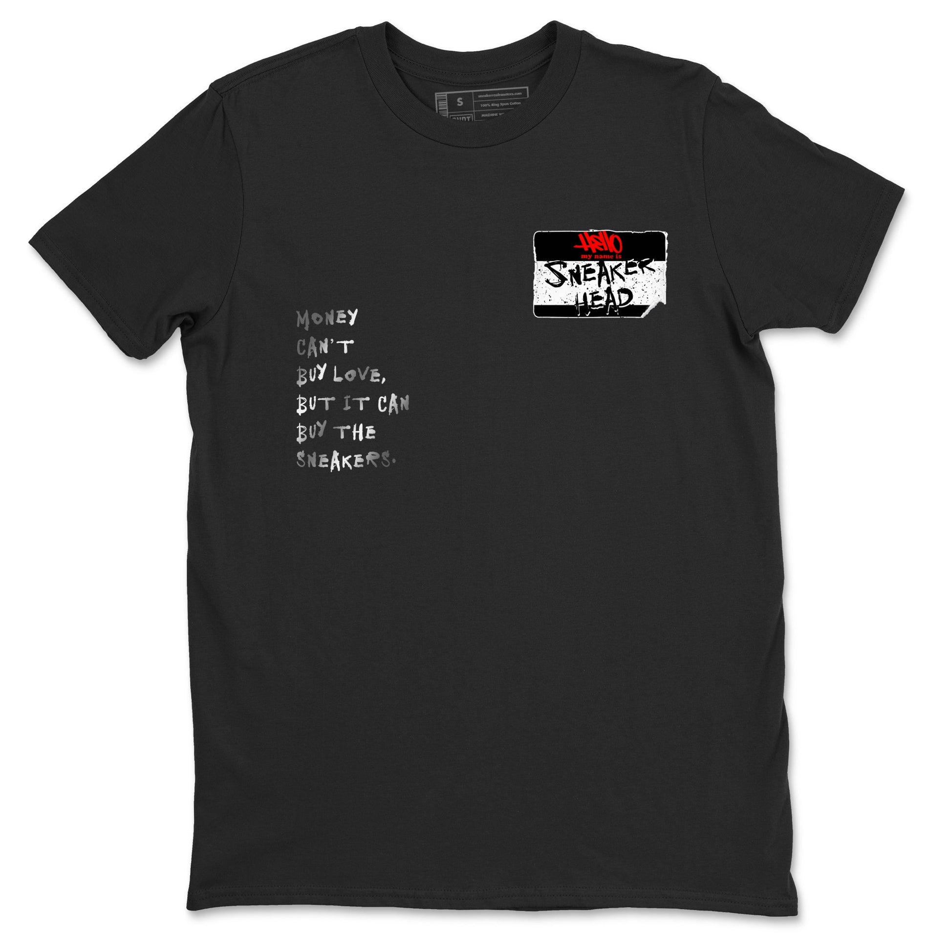 5s Black Metallic Reimagined shirts to match jordans Sneakerhead Badge best t shirts to wear with jordans AJ5 Retro OG Reimagined match shoes to clothes SNRT Sneaker Tees unisex cotton Black 2 shirts