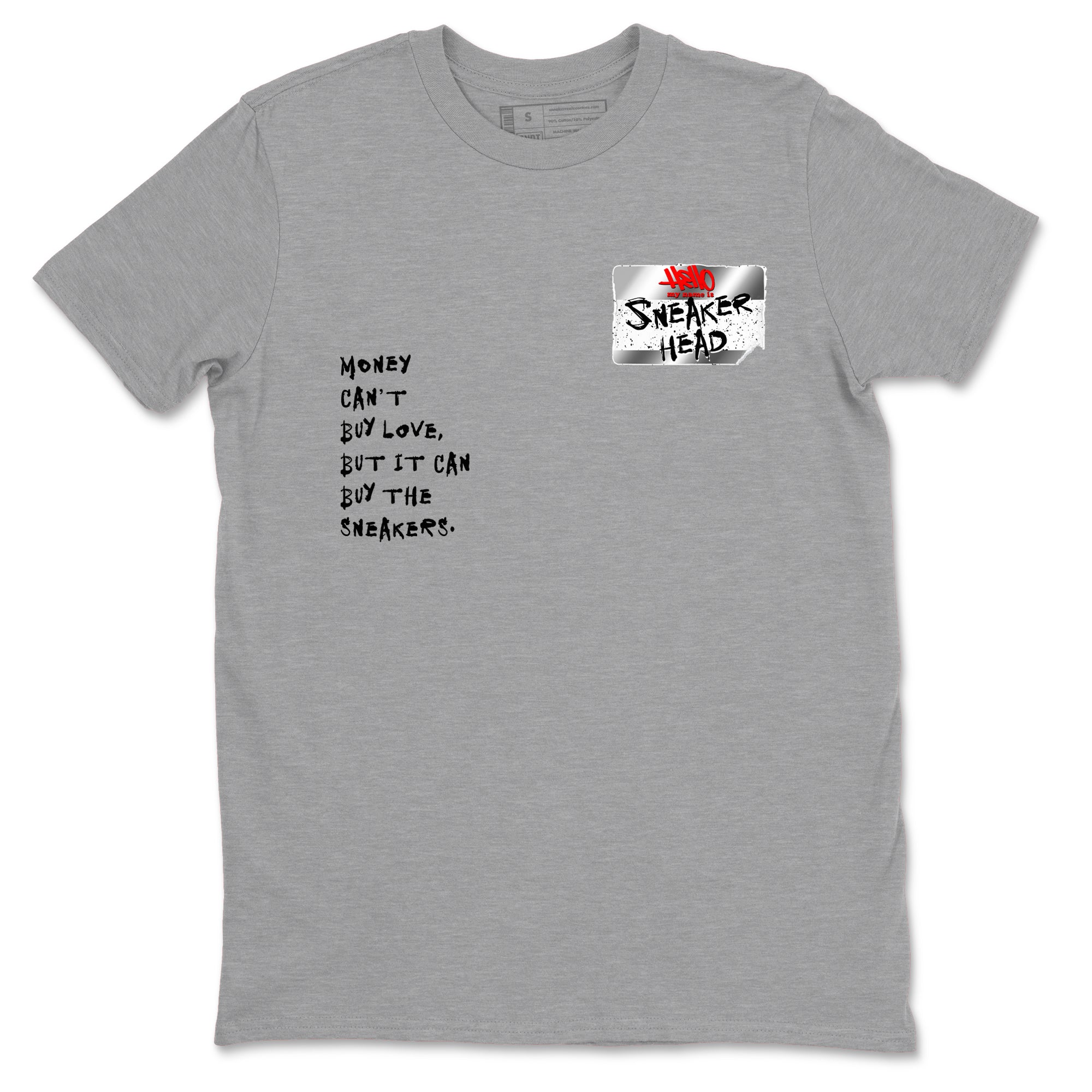 5s Black Metallic Reimagined shirts to match jordans Sneakerhead Badge best t shirts to wear with jordans AJ5 Retro OG Reimagined match shoes to clothes SNRT Sneaker Tees unisex cotton Heather Grey 2 shirts