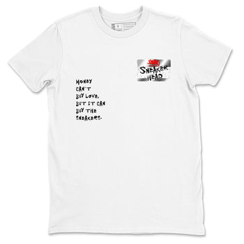 5s Black Metallic Reimagined shirts to match jordans Sneakerhead Badge best t shirts to wear with jordans AJ5 Retro OG Reimagined match shoes to clothes SNRT Sneaker Tees unisex cotton White 2 shirts