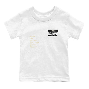 5s Sail shirt to match jordans Sneakerhead Badge sneaker tees Air Jordan 5 Sail SNRT sneaker release tees baby toddler White 2 cotton Shirt