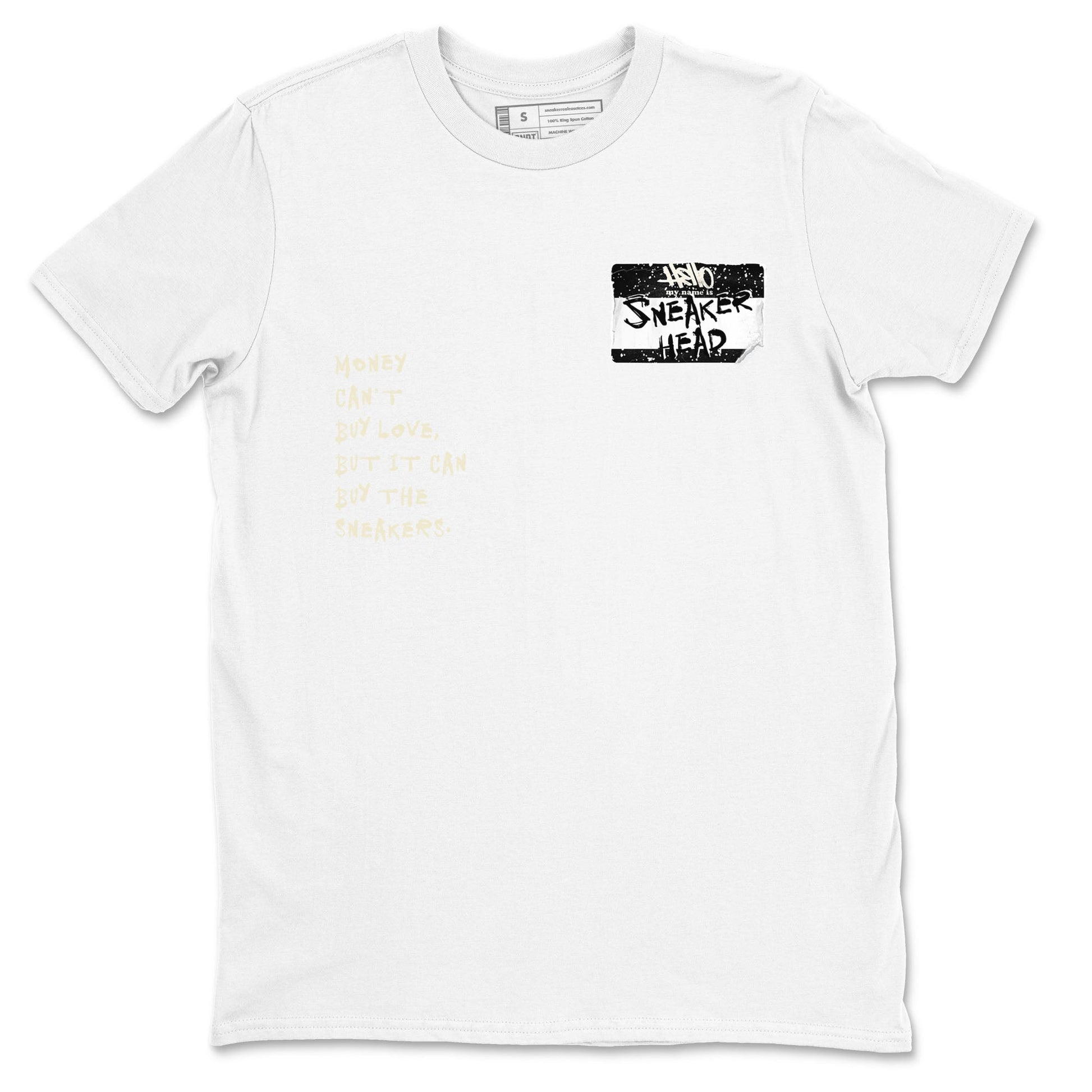 5s Sail shirt to match jordans Sneakerhead Badge sneaker tees Air Jordan 5 Sail SNRT Sneaker Release Tees unisex cotton White 2 crew neck shirt
