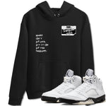 5s White Black shirts to match jordans Sneakerhead Badge sneaker match tees Air Jordan 5 White Black match shoes to clothes SNRT Sneaker Tees unisex cotton Black 1 shirts