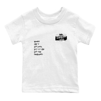 5s White Black shirts to match jordans Sneakerhead Badge sneaker match tees Air Jordan 5 White Black match shoes to clothes SNRT Sneaker Tees Youth Baby White 2 tee