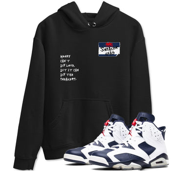 6s White And Midnight Navy shirts to match jordans Sneakerhead Badge sneaker match tees Air Jordan 6 White And Midnight Navy SNRT Sneaker Release Tees unisex cotton Black 1 crew neck shirts