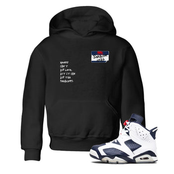 6s White And Midnight Navy shirts to match jordans Sneakerhead Badge sneaker match tees Air Jordan 6 White And Midnight Navy SNRT Sneaker Release Tees Youth Baby Black 1 crew neck shirts