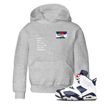 6s White And Midnight Navy shirts to match jordans Sneakerhead Badge sneaker match tees Air Jordan 6 White And Midnight Navy SNRT Sneaker Release Tees Youth Baby Heather Grey 1 crew neck shirts