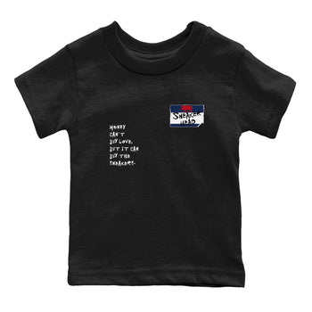 6s White And Midnight Navy shirts to match jordans Sneakerhead Badge sneaker match tees Air Jordan 6 White And Midnight Navy SNRT Sneaker Release Tees Youth Baby Black 2 crew neck shirts