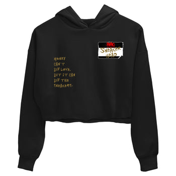 9s Olive shirts to match jordans Sneakerhead Badge sneaker match tees Air Jordan 9 Olive match shoes to clothes SNRT Sneaker Tees unisex cotton Black 2 crop tee