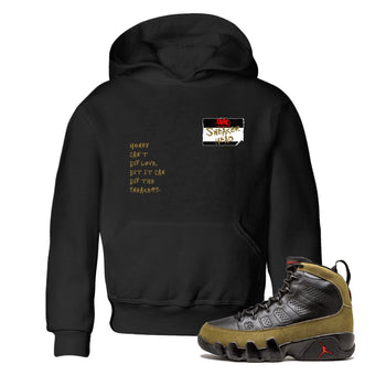 9s Olive shirts to match jordans Sneakerhead Badge sneaker match tees Air Jordan 9 Olive match shoes to clothes SNRT Sneaker Tees Youth Baby Black 1 tee