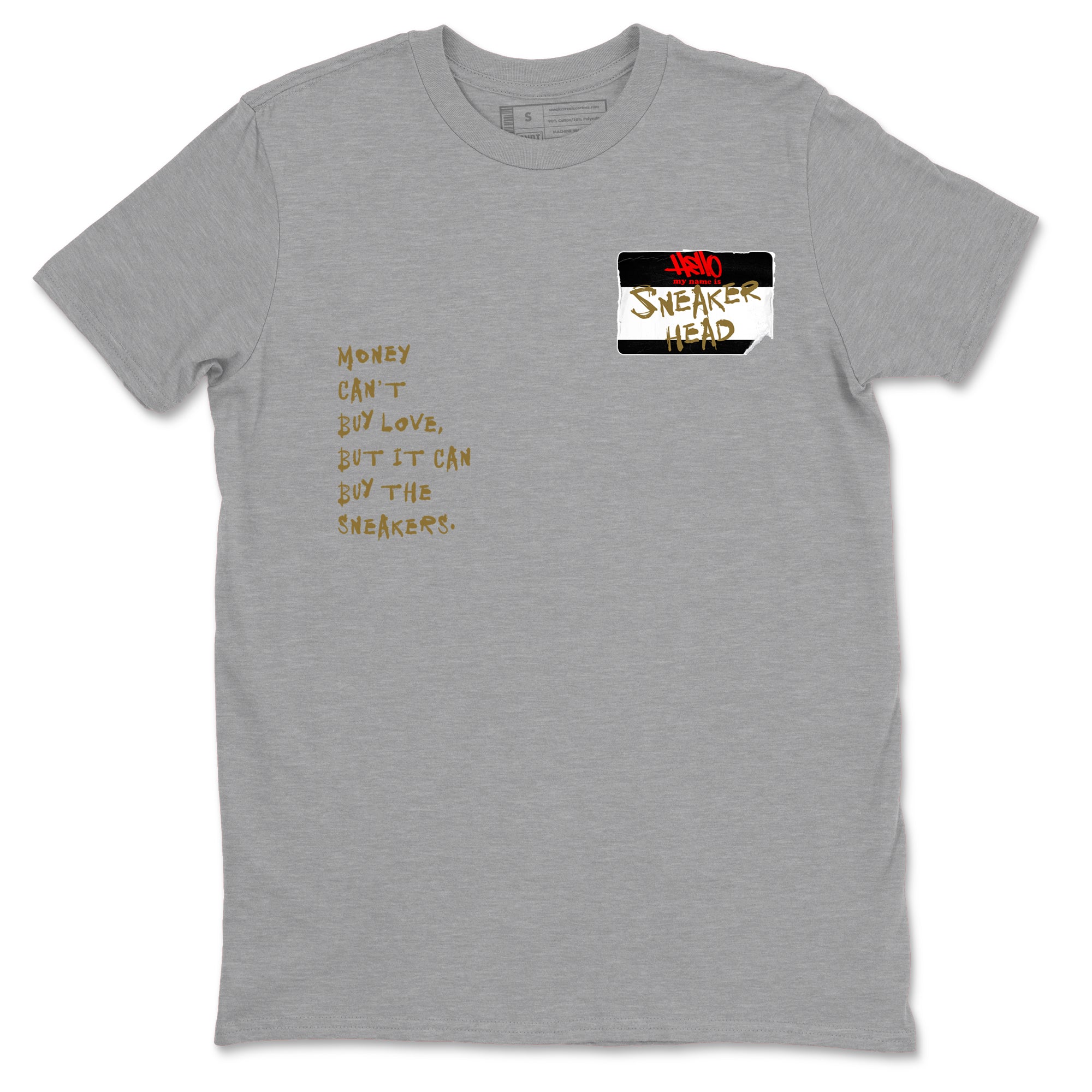 9s Olive shirts to match jordans Sneakerhead Badge sneaker match tees Air Jordan 9 Olive match shoes to clothes SNRT Sneaker Tees unisex cotton Heather Grey 2 shirts