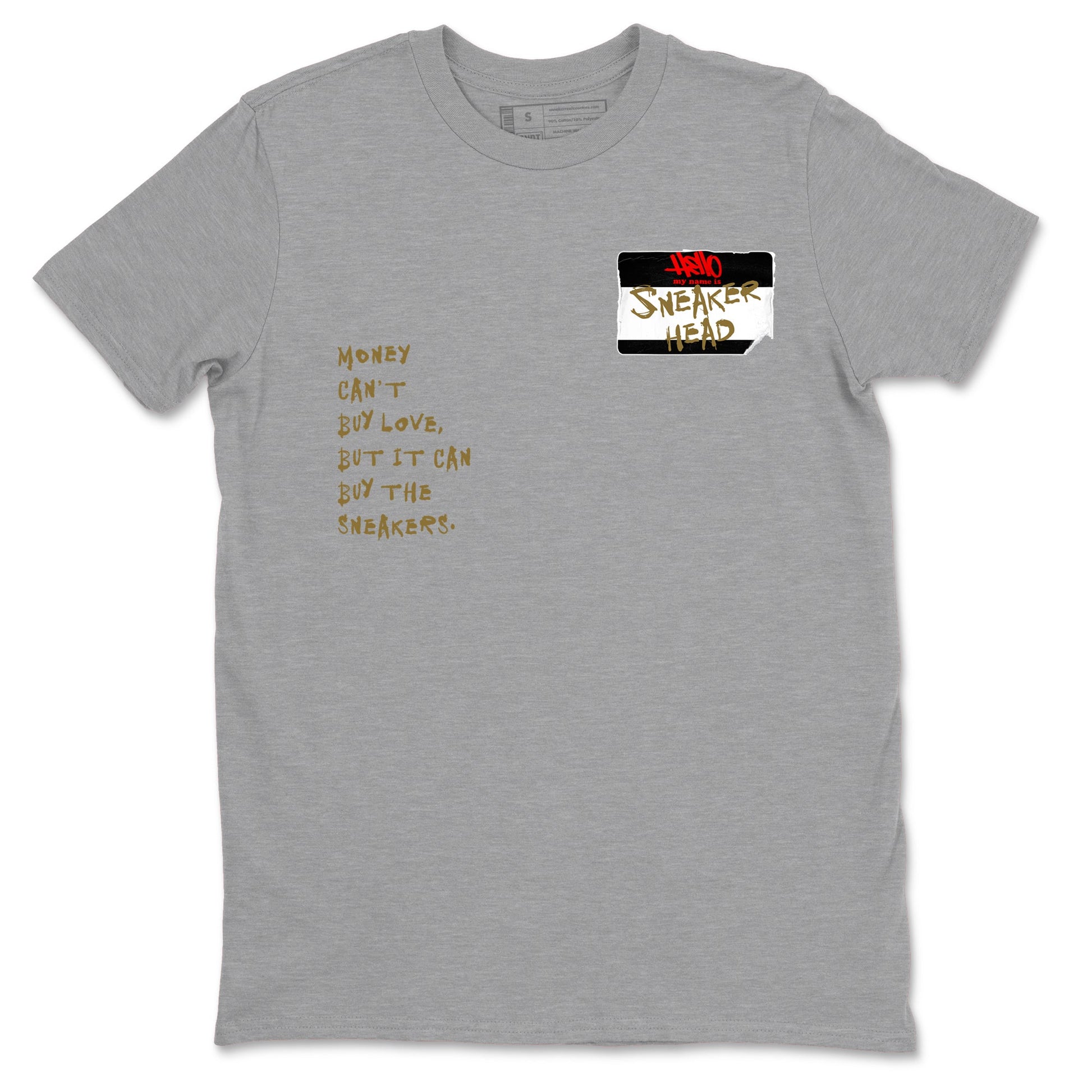 9s Olive shirts to match jordans Sneakerhead Badge sneaker match tees Air Jordan 9 Olive match shoes to clothes SNRT Sneaker Tees unisex cotton Heather Grey 2 shirts
