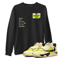 Sneakerhead Badge SNRT Sneaker Tees - Jordan Jumpman Jack Travis Scott Bright Cactus