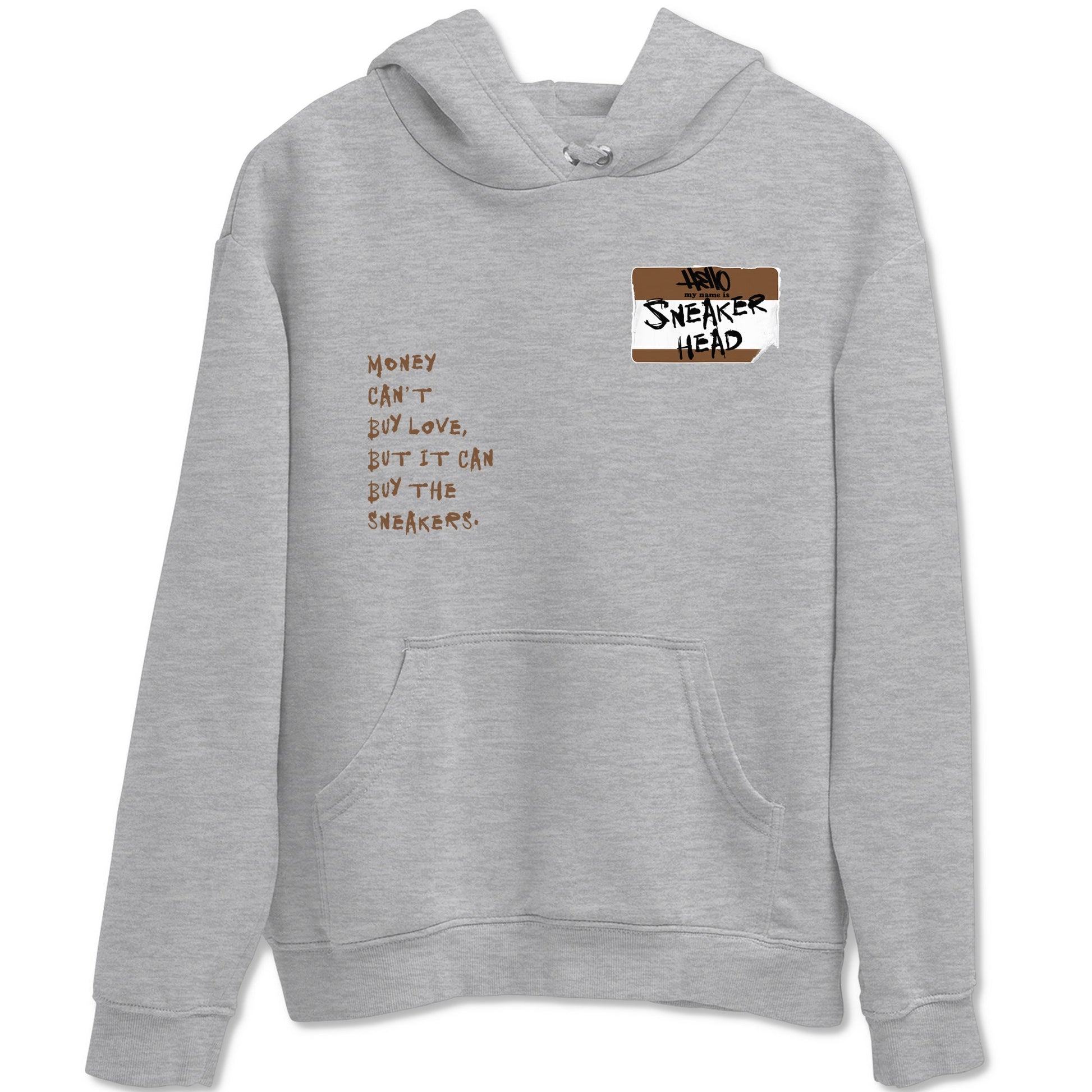 Jordan Jumpman Jack TR Travis Scott Dark Mocha shirts to match jordans Sneakerhead Badge sneaker match tees Jordan Jumpman Jack Travis Scott Dark Mocha match shoes to clothes SNRT Sneaker Tees unisex cotton Heather Grey 2 shirts