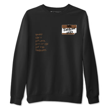 Jordan Jumpman Jack TR Travis Scott Dark Mocha shirts to match jordans Sneakerhead Badge sneaker match tees Jordan Jumpman Jack Travis Scott Dark Mocha match shoes to clothes SNRT Sneaker Tees unisex cotton Black 2 shirts