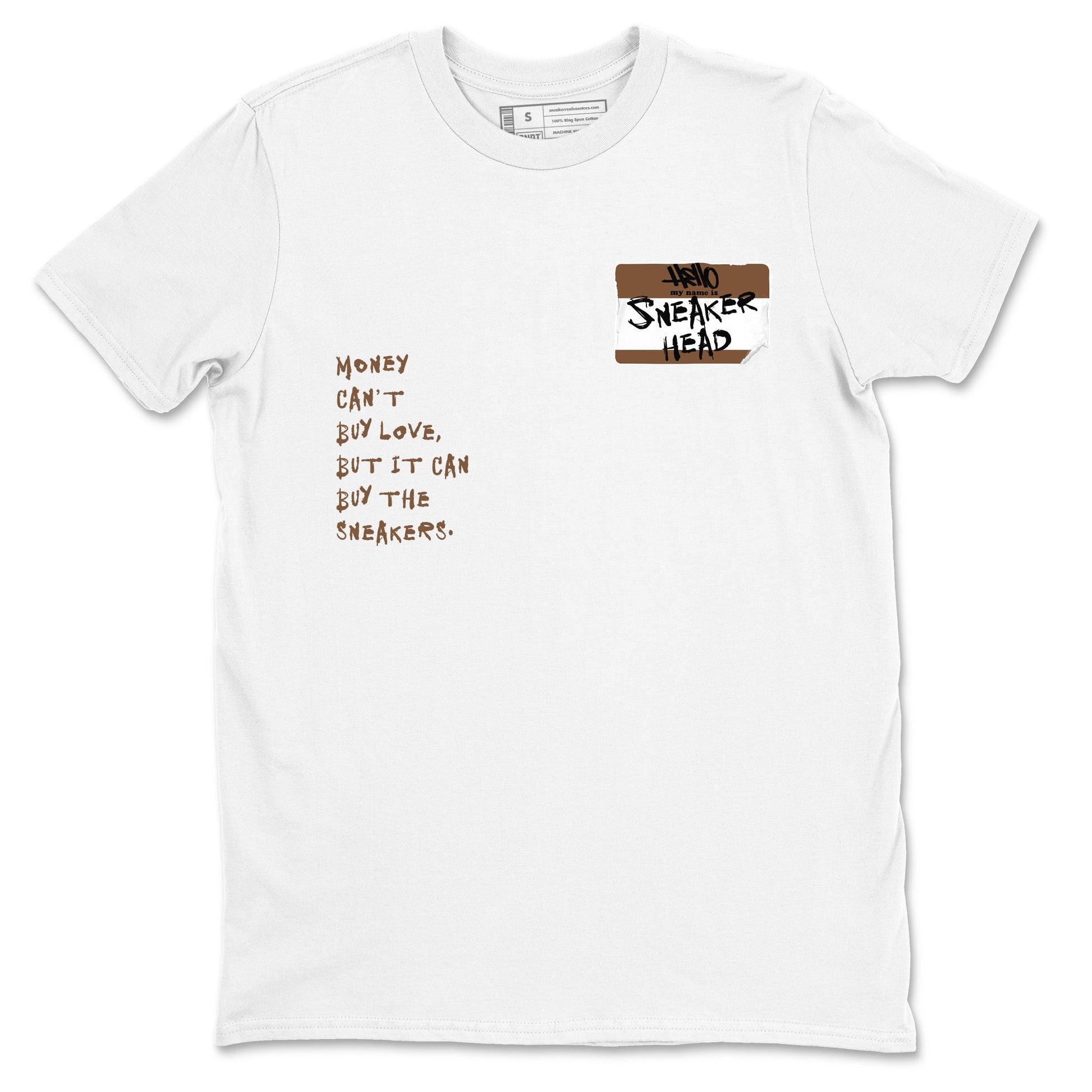 Jordan Jumpman Jack TR Travis Scott Dark Mocha shirts to match jordans Sneakerhead Badge sneaker match tees Jordan Jumpman Jack Travis Scott Dark Mocha match shoes to clothes SNRT Sneaker Tees unisex cotton White 2 shirts