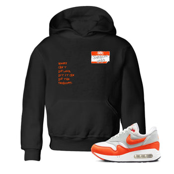 Air Max 1 OG '86 'Summit White and Cosmic Clay shirts to match jordans Sneakerhead Badge sneaker match tees Air Max 1 Cosmic Clay match shoes to clothes SNRT Sneaker Tees Youth Baby Black 1 tee