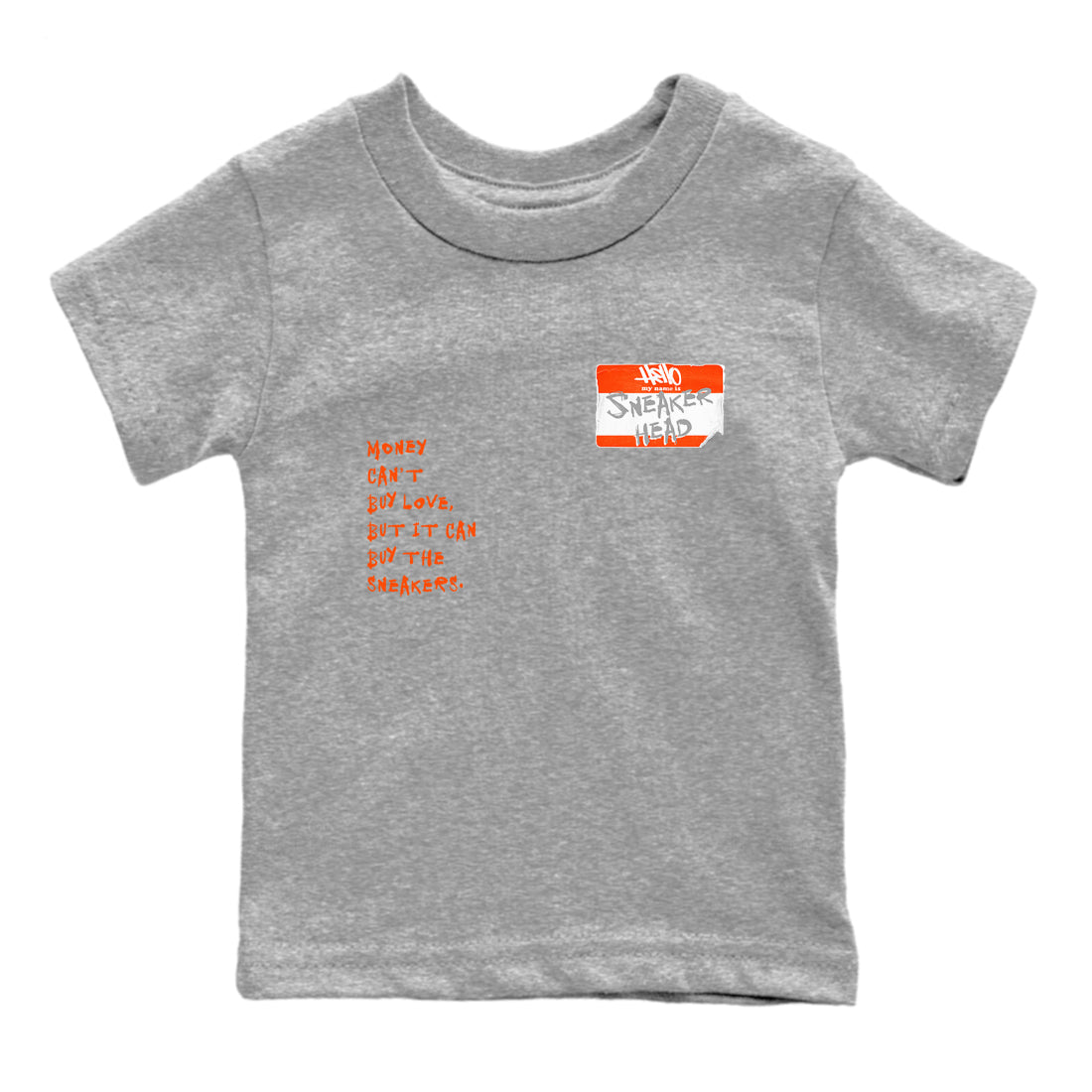 Air Max 1 OG '86 'Summit White and Cosmic Clay shirts to match jordans Sneakerhead Badge sneaker match tees Air Max 1 Cosmic Clay match shoes to clothes SNRT Sneaker Tees Youth Baby Heather Grey 2 tee