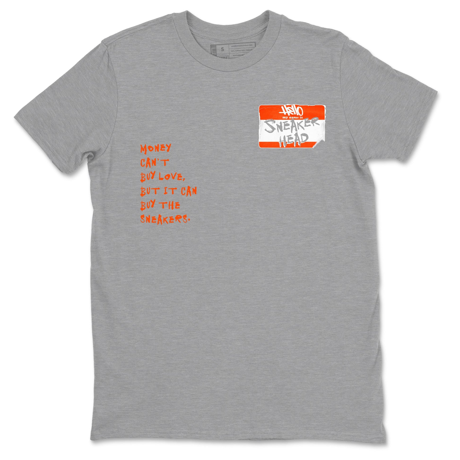 Air Max 1 OG '86 'Summit White and Cosmic Clay shirts to match jordans Sneakerhead Badge sneaker match tees Air Max 1 Cosmic Clay match shoes to clothes SNRT Sneaker Tees unisex cotton Heather Grey 2 shirts