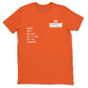 Air Max 1 OG '86 'Summit White and Cosmic Clay shirts to match jordans Sneakerhead Badge sneaker match tees Air Max 1 Cosmic Clay match shoes to clothes SNRT Sneaker Tees unisex cotton Orange 2 shirts