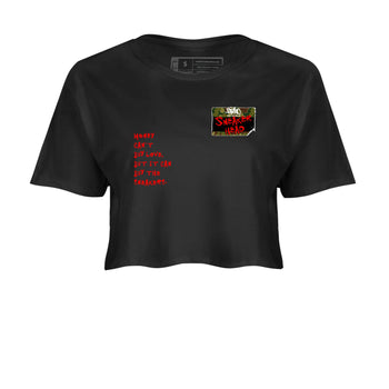 Air Max 90 Duck Camo shirts to match jordans Sneakerhead Badge sneaker match tees Air Max 90 Reverse Duck Camo match shoes to clothes SNRT Sneaker Tees unisex cotton Black 2 crop tee
