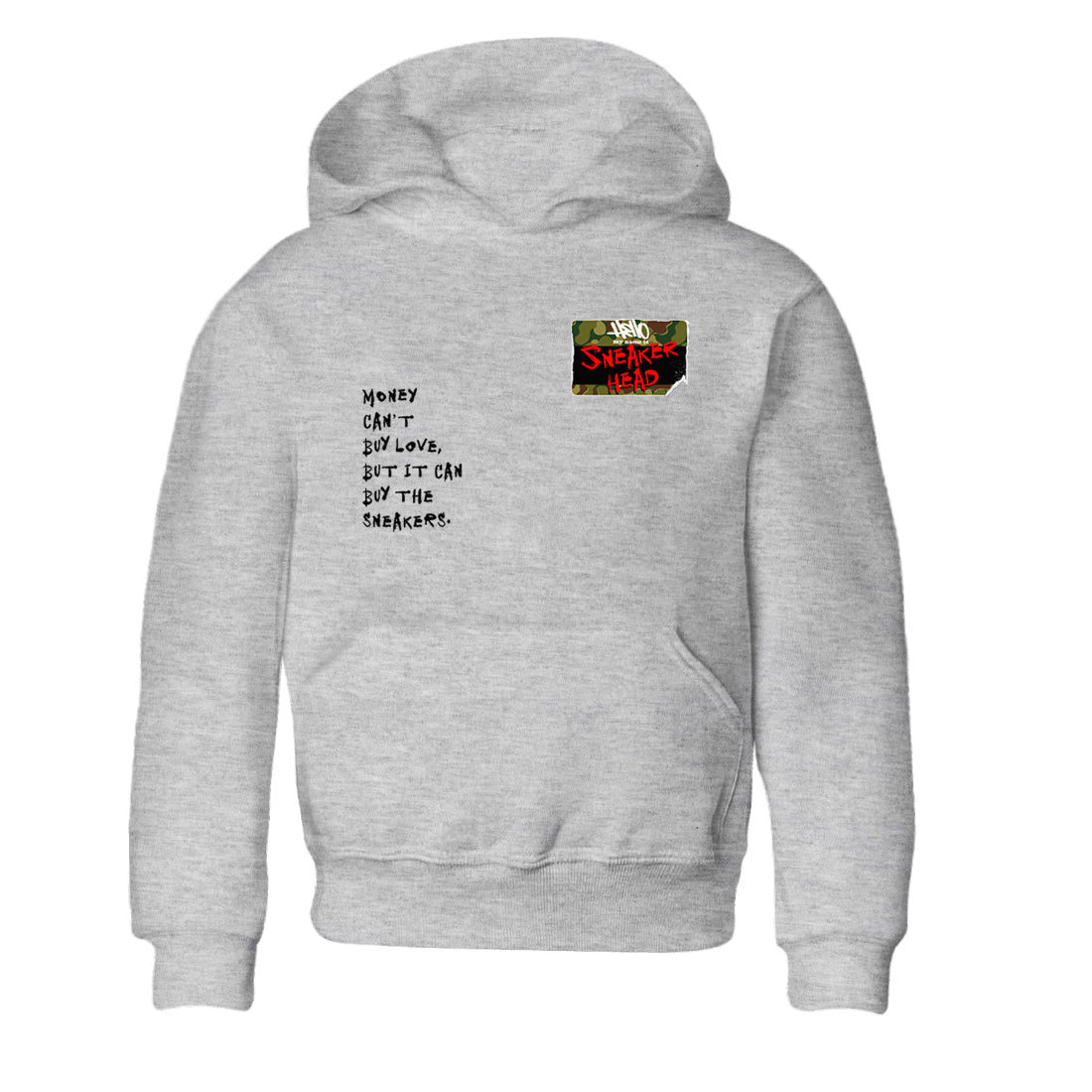 Air Max 90 Duck Camo shirts to match jordans Sneakerhead Badge sneaker match tees Air Max 90 Reverse Duck Camo match shoes to clothes SNRT Sneaker Tees Youth Baby Heather Grey 2 tee
