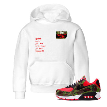 Air Max 90 Duck Camo shirts to match jordans Sneakerhead Badge sneaker match tees Air Max 90 Reverse Duck Camo match shoes to clothes SNRT Sneaker Tees Youth Baby White 1 tee