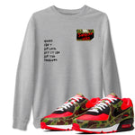 Air Max 90 Duck Camo shirts to match jordans Sneakerhead Badge sneaker match tees Air Max 90 Reverse Duck Camo match shoes to clothes SNRT Sneaker Tees unisex cotton Heather Grey 1 shirts